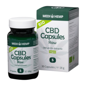 Buy CBD Capsules 5% - Medihemp Raw
