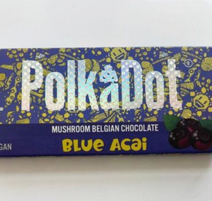 Buy PolkaDot Blue Acai Chocolate Bar Online