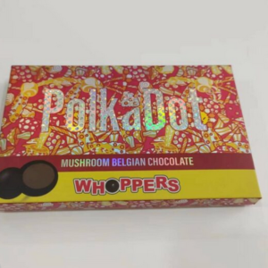 buy Polkadot Whoppers Mushroom Belgian Chocolate Bar